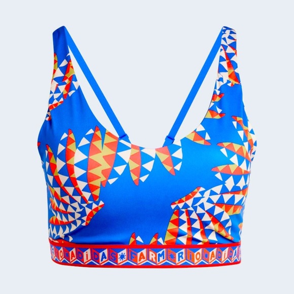NWT Farm Rio  graphic sports bra size 1X Medium support - Picture 1 of 10